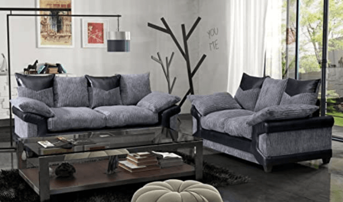 Dino Sofa UK - Side view of premium sofas from Newcastle Beds UK